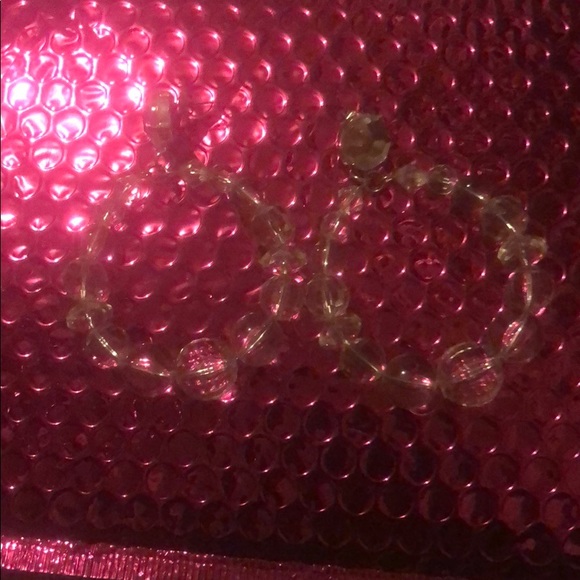 Clear hoop pierced earrings - Picture 1 of 1